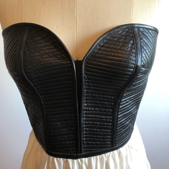 Parker Leather Corset Babydoll Dress - Picture 9 of 9